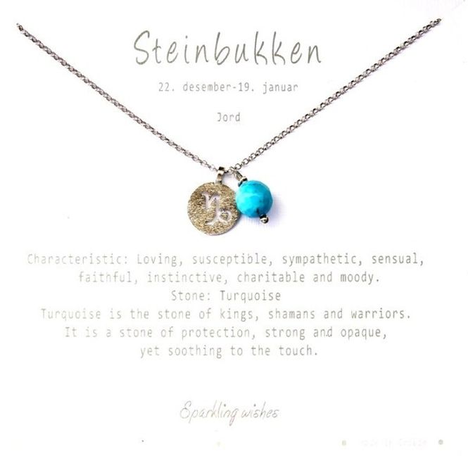 Hovedbilde Sparkling wishes kjede stjernetegn STEINBUKKEN