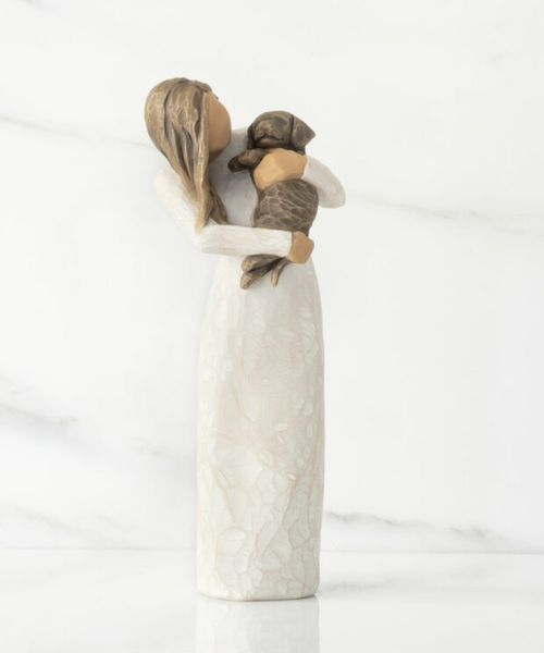 Willow tree Adorable You (dark dog)