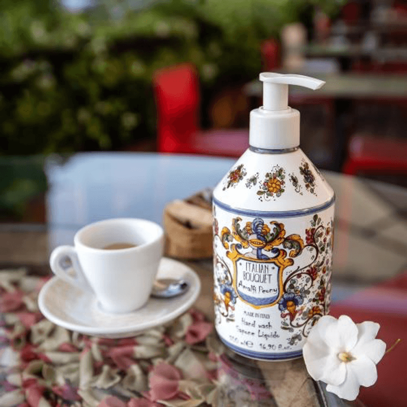 Rudy-maioliche-Flytende såpe 500ml-Amalfi peony