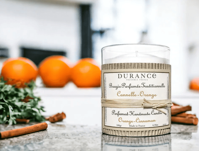 Hovedbilde Durance -Duftlys-Orange cinnaman