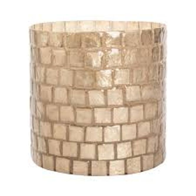 Hovedbilde Lyslykt Velsao Brock Capiz nougat medium